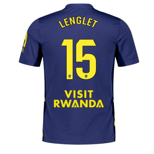 Atletico Madrid Clement Lenglet #15 Udebanetrøje 2025-26 Kortærmet